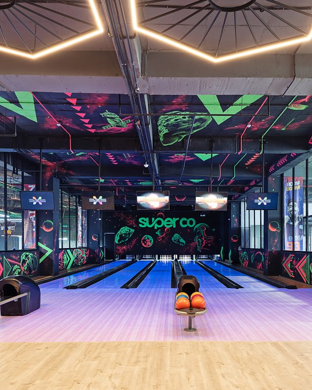 Bowling at superco