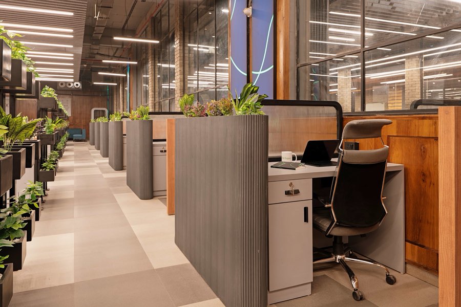 Work desks at superco